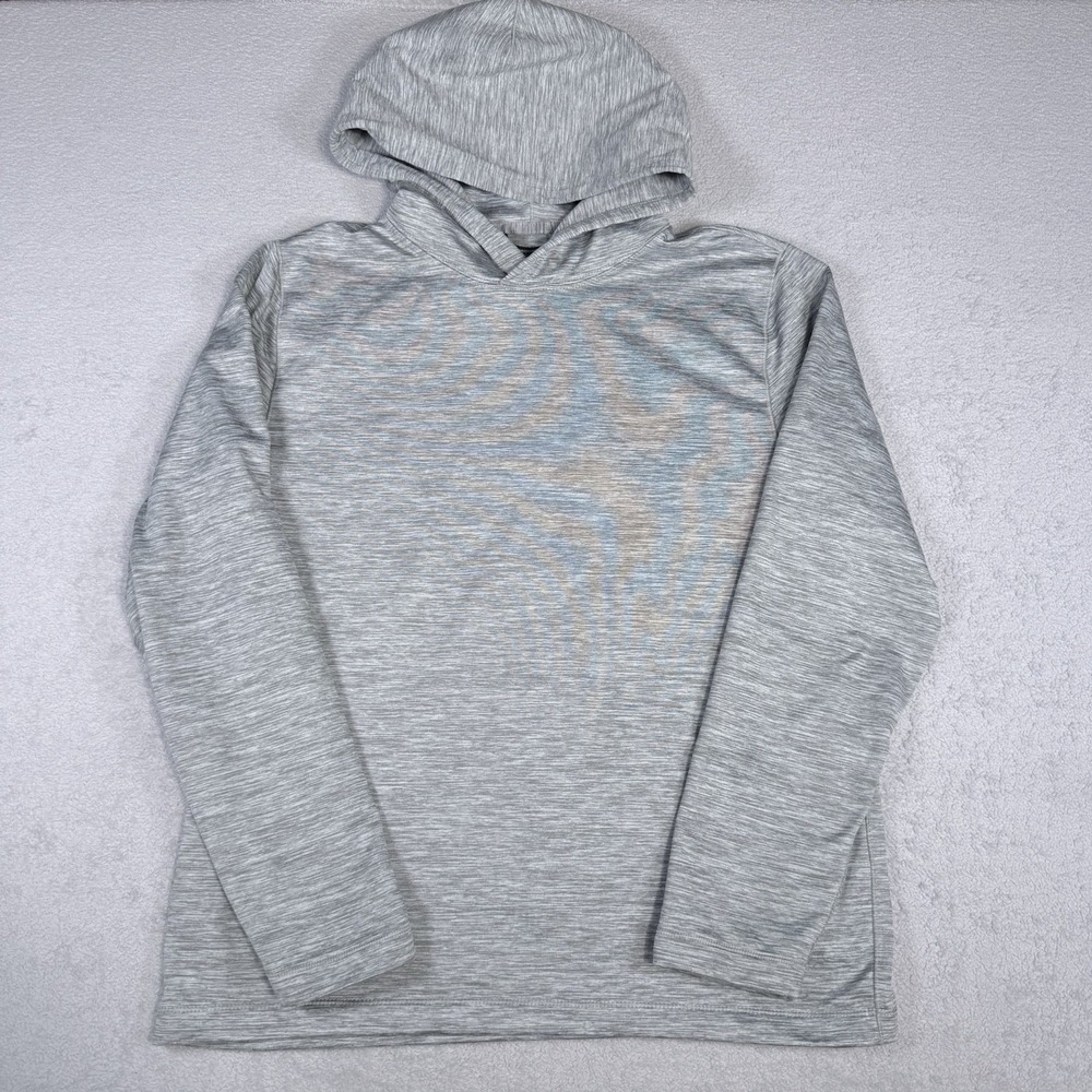Abercrombie & Fitch Men's Soft Air Knit Pullover Hoodie Small Gray Heather Gym